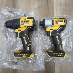 NEW DeWalt 20V Brushless Drill & Brushless Impact Driver Combo TOOLS ONLY