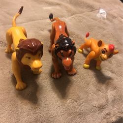 Vintage Lion King Animal Lot