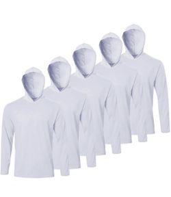Facitisu Men’s Long Sleeve Tee Shirts with Hood