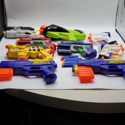 Nerf Lot Of 9