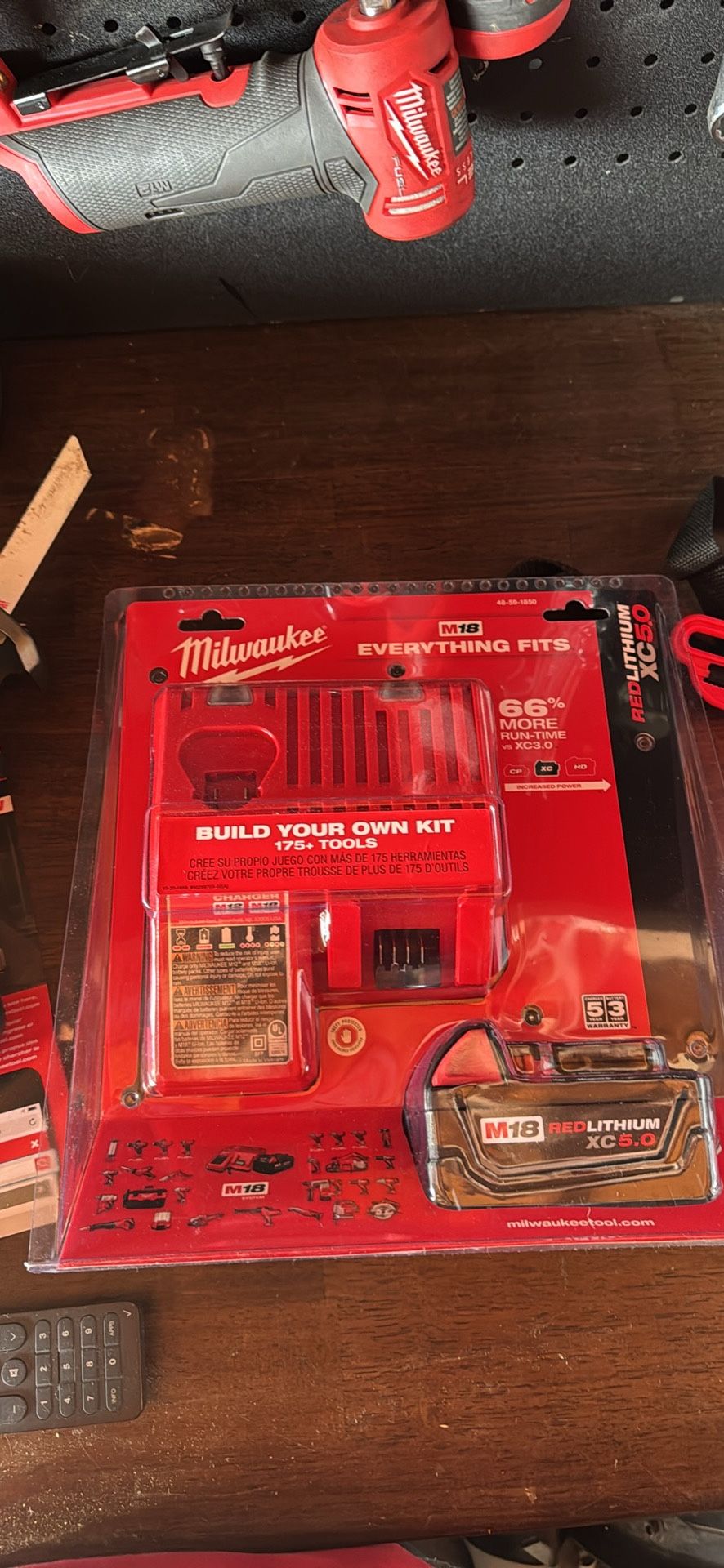 Milwaukee Battery And Charger 5.0 ah $80