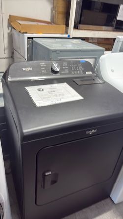 Whirlpool Electric Dryer Matte Black