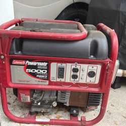 Coleman With Custom Automotive Muffler 5000 Running Watts 6250 Surge Watts