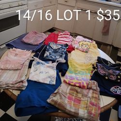 GIRLS 14/16 CLOTHING LOTS AND OUTFITS