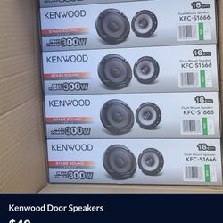 Brand New Kenwood Speakers !!