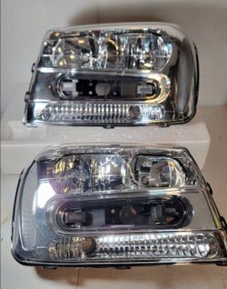 02-09 Chevrolet Trailblazer Headlights Luces Calaveras Micas Faros Focos Faroles Chevy