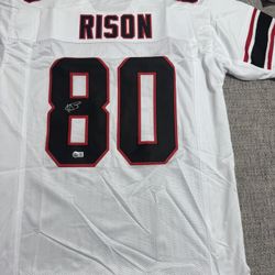 Andre Rison Signed Autograph Custom Jersey - Beckett Coa - Atlanta Falcons