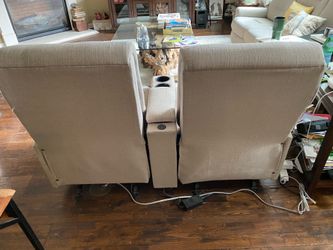 Jasper Fabric power recliner love seat