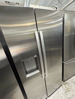 GE Stainless Steel Side-by-Side Refrigerator