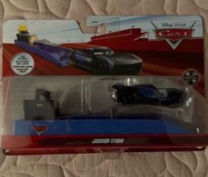 Disney Pixar Cars Jackson Storm Die-Cast with Launcher