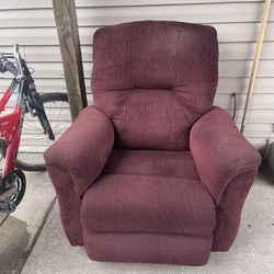 La-Z-Boy Brand Maroon Recliner
