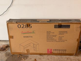 Unopened L-Shape Computer Desk