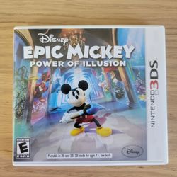 Nintendo 3ds Epic Mickey Power Of Illusion 
