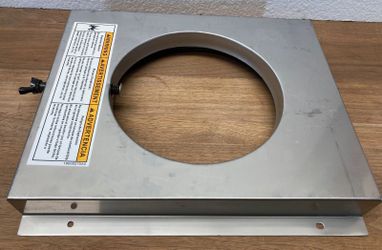 Stainless Steel Propane Tank Tray Base Holder for Fire Pit, Island & Grill NOS