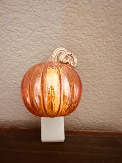Bath & Body Thanksgiving Pumpkin light up plug in