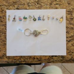 Brighton Charmer Heart Key Fab & 12 Charms