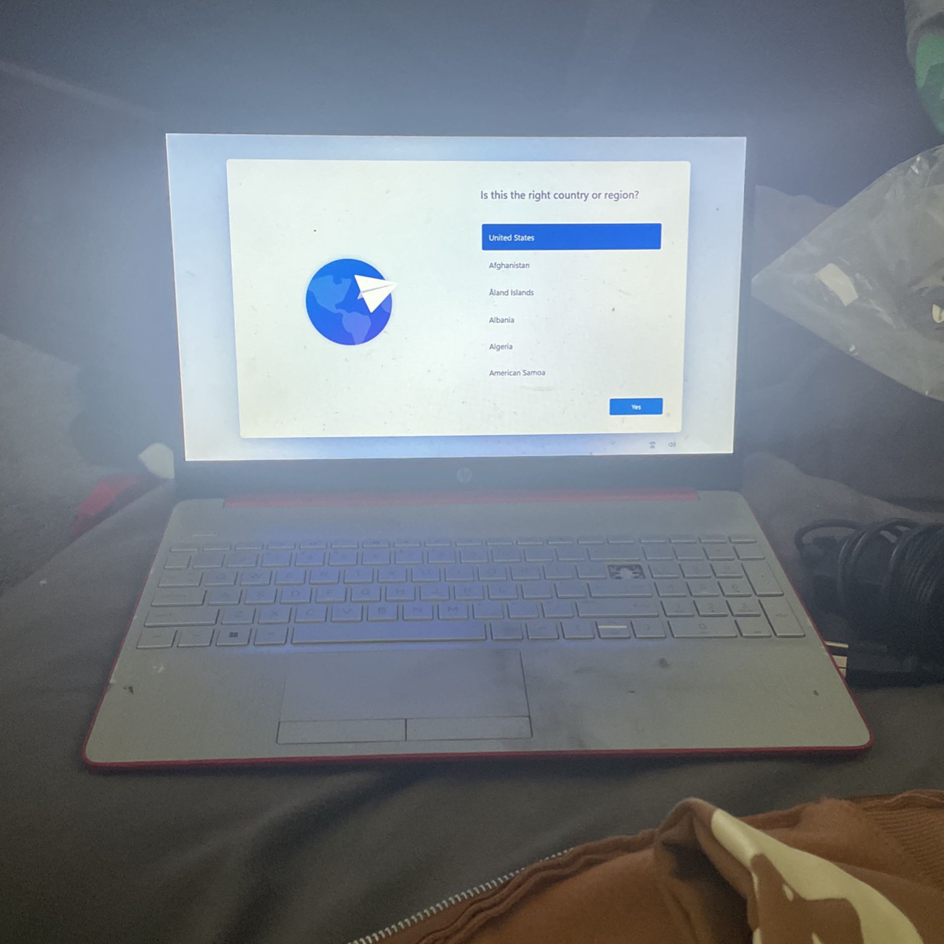 Windows 10 Laptop with chrager