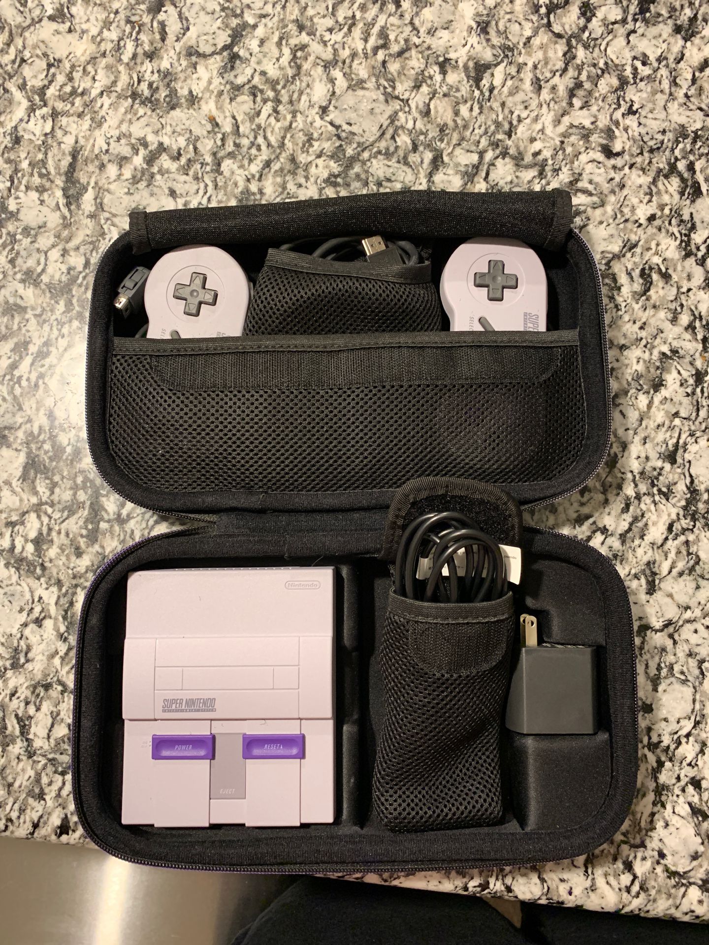 Super Nintendo Mini & official Nintendo travel case!