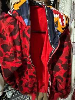 BAPE. 3xl deatail zip up hoodie