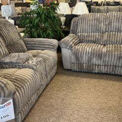 Corduroy Reclining Living Room Set  