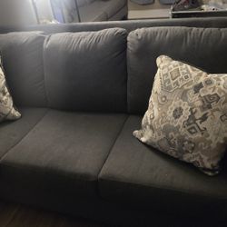 Dark Grey Couch 