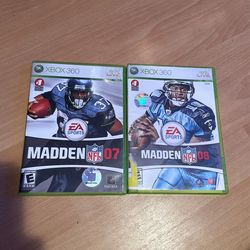 Madden 07 And Madden 08