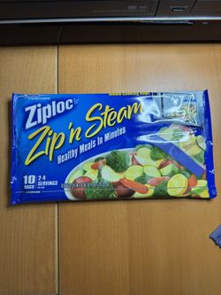 Zip ‘n Steam Steamer Bags For Microwave 