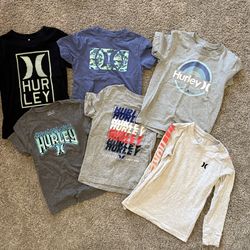 Boys Hurley Shirts size 5/6