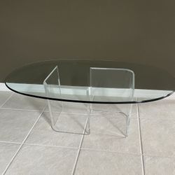 Glass & Acrylic Coffee Table