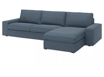 IKEA KIVIK – Modular Sofa Set Includes 2 Chaise Lounges + Loveseat + Storage Ottoman