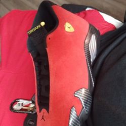 Jordan 14 Ferrari Red