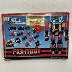 Vintage Made In Taiwan Fightbot Robot Diaclone Transformers Toy Action Figure 