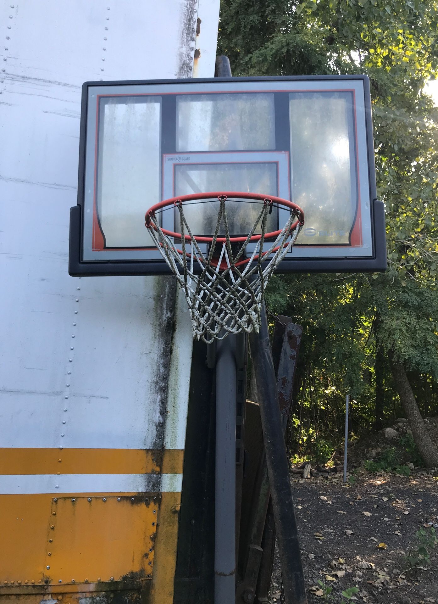 Elite Shatter Guard Basketball Hoop