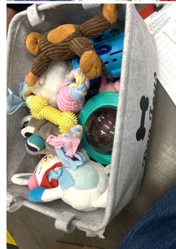 Various dog items. Also added black metal dog pen
