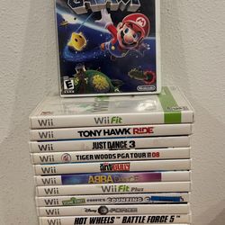 Nintendo Wii Video Game Lot of 18