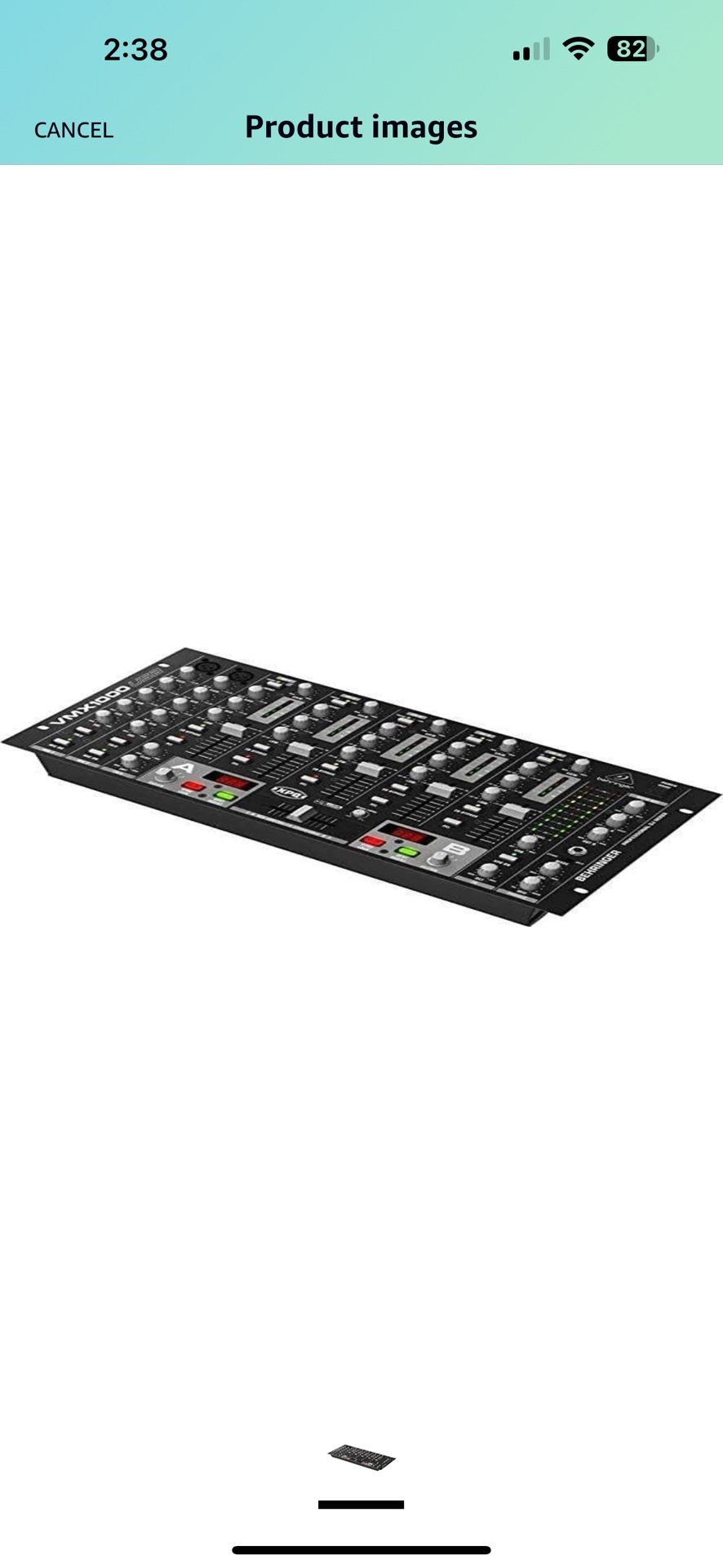 Behringer Pro Mixer VMX1000USB 5-channel DJ Mixer