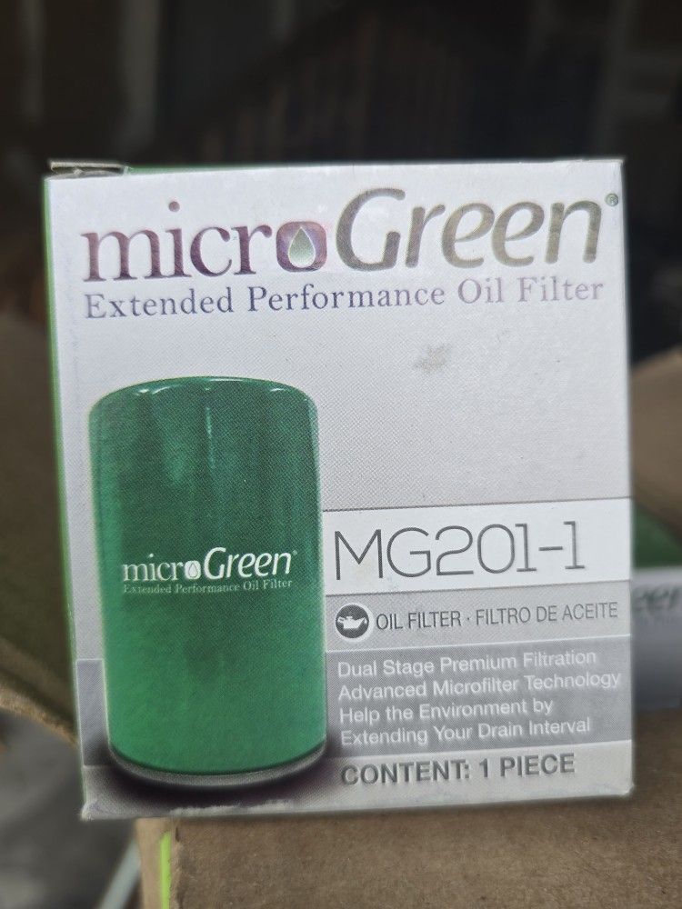 Microgreen Oil Filters Quantity 12