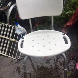 Very nice adjustable shower chair only $35