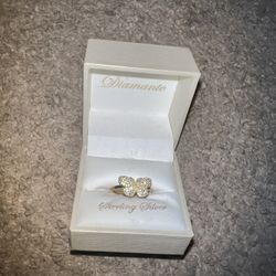 Gold Butterfly Ring 