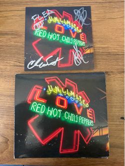 Red Hot Chili Peppers Unlimited Love Signed