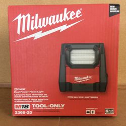 Milwaukee M18 ROVER Dual Power Flood Light .  Brand NEW.  Tool Only. 