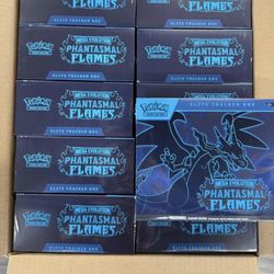 Pokemon TCG: Phantasmal Flames Factory Sealed Elite Trainer Box