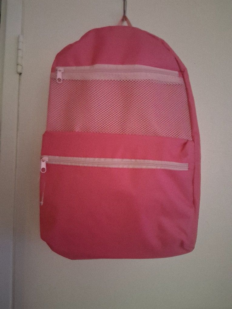 Girls Pink Backpack