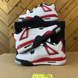 Jordan 4 Retro Red Cement Grade School 7y 