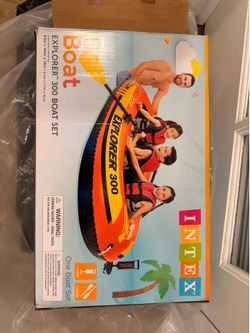 Intex inflatable boat