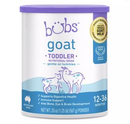 Bubs Goat Milk Toddler Formula