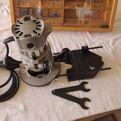 Black & decker router & bits & guide