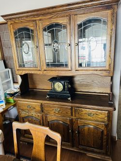 Oak Hutch