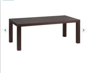 Rectangular Solid Wood Dining Table