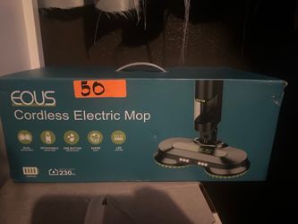 Cordless electric mop